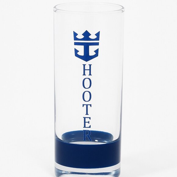 Royal Caribbean Cruise Line  Shooter Shot Glass Set Of 2 Ship Emblem 3.5” France - Picture 3 of 8